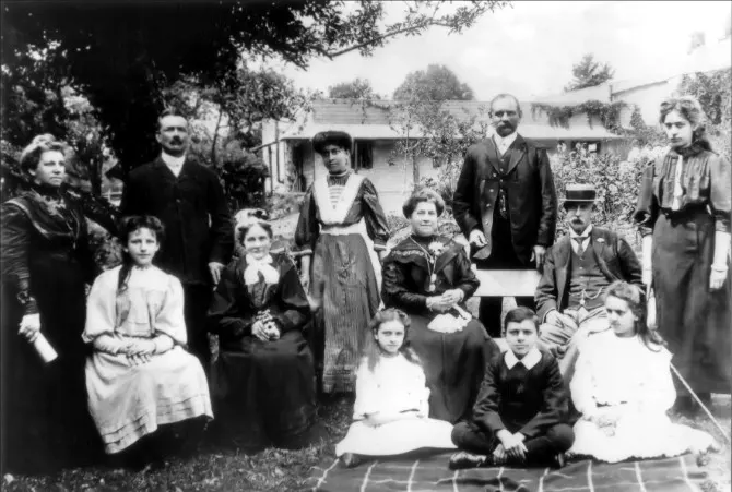 Scanned family document
