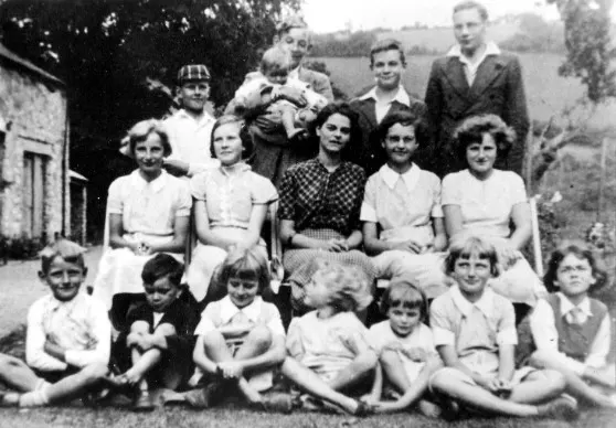Scanned family document